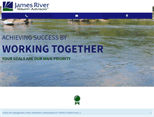 Tablet Screenshot of jamesriverwealth.com